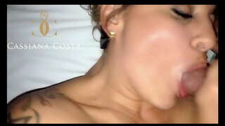 Higala sa akong bana ug ejaculating sa akong baba