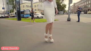 Jeny smith d &#039; best sexy Meedchen op der Strooss