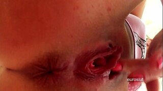 Еврослут Әуесқой Жеке мастурбация вид үшін жазылған досы ұшырайды