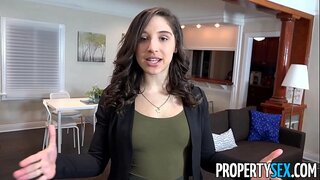 PropertySex - სტუდენტი, ცხელი ტრაკი უძრავი ქონების აგენტი
