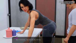 Трогательные прикосновения к горячей большой великолепной заднице мачехи l Самые горячие моменты l Милфи Сити l Часть #22